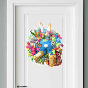 Couronne de lapin de Pâques Sticker