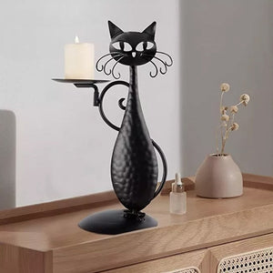 Bougeoir Chat Noir