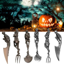 Charger l&#39;image dans la galerie, Vaisselle squelette pour Halloween