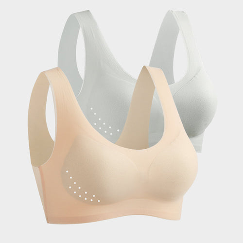 Soutien-gorge confort en soie glacée ultra-mince grande taille pour femmes