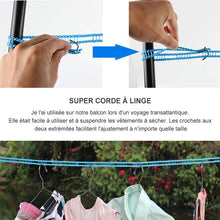 Charger l&#39;image dans la galerie, Corde à Linge Antidérapante Portable