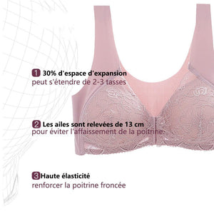 Ciaovie™ Soutien-Gorge Respirant Extra-Élastique Fermeture Frontale Sans Anneau en Acier - ciaovie