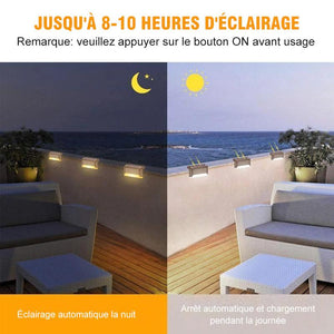 Lampe Solaire Étanche pour l'Extérieur