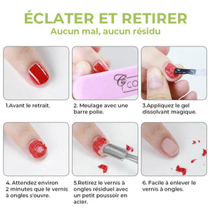 Dissolvant Professionnel pour Vernis à Ongles