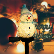 Charger l&#39;image dans la galerie, Lampe solaire bonhomme de neige super mignonne